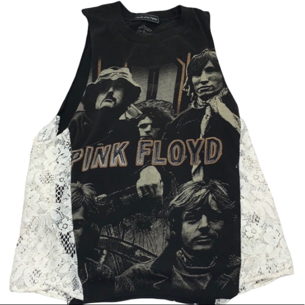 Trendy and Tipsy Vintage Pink Floyd Reworked Tank